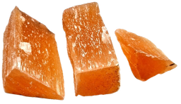 Selenita Naranja Bruta (Pieza)