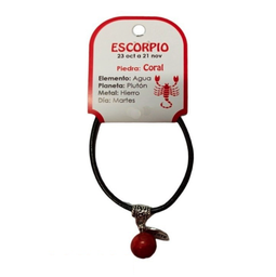 Pulsera Escorpio Horóscopo con Piedra