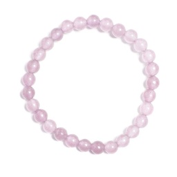 Pulsera de Cuarzo Rosa 8 mm