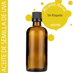 Aceite Base de Semilla de Uva sin Etiqueta 100 ml