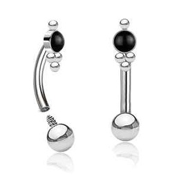 Micro Banana de Acero con Bolitas y Onix