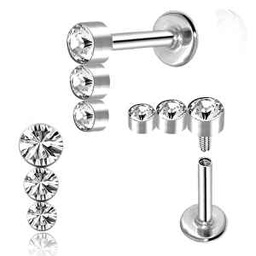 Labret con Triple Joya