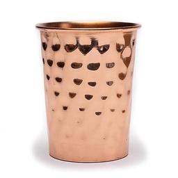 Vaso de cobre martillado
