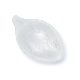 Cuenco de Selenita en Hoja - 10cm