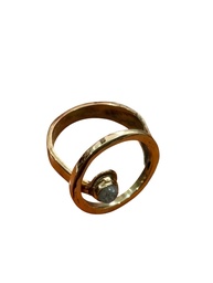 Anillo de Bronce con Piedra Luna