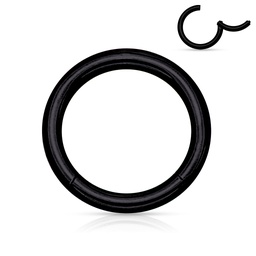 Clicker Liso de Acero Negro - 1mm